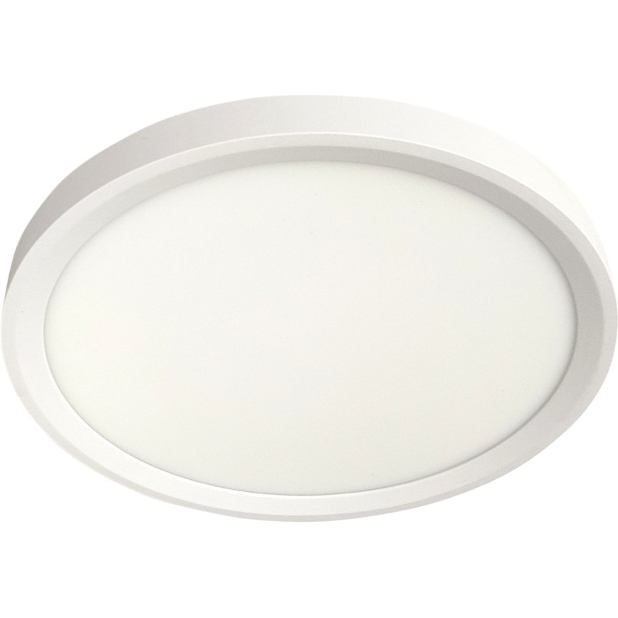 Plafonieră LED 18 W, 230 V, 3000/4000/6500 K, Ø 23 cm, alb
