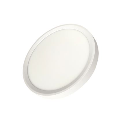 Plafonieră LED 18 W, 230 V, 3000/4000/6500 K, Ø 23 cm, alb