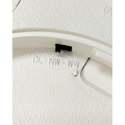 Plafonieră LED 18 W, 230 V, 3000/4000/6500 K, Ø 23 cm, alb