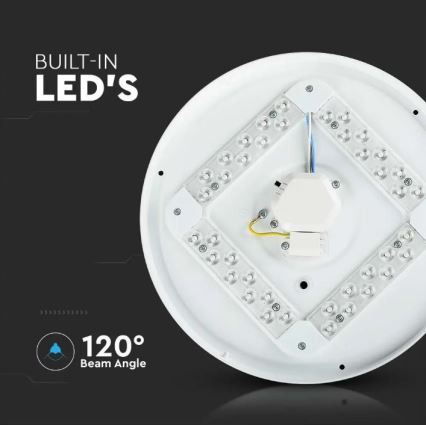 Plafonieră LED/18W/230V d. 31 cm 3000/4000/6400K