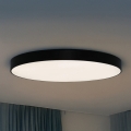 Plafonieră LED 200W/230V 3000/4000/6500K Ø 100 cm neagră
