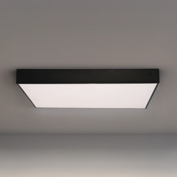 Plafonieră LED/215W/230V 3000/4000/6500K 80x80 cm neagră