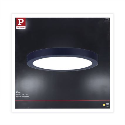 Plafonieră LED/22W ABIA 230V albastru închis Paulmann 70986