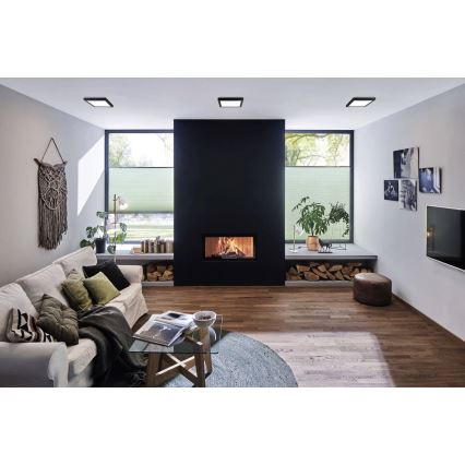 Plafonieră LED/22W ABIA 230V neagră Paulmann 71026