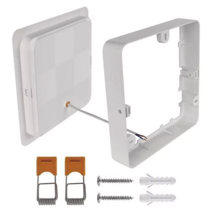 Plafonieră LED/24W/230V 22x22 cm albă