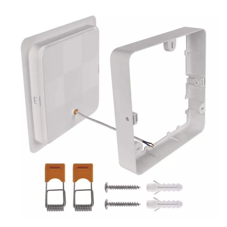 Plafonieră LED/24W/230V 22x22 cm albă