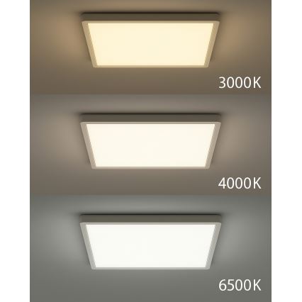 Plafonieră LED 24W/230V 3000/4000/6500K 30x30 cm albă