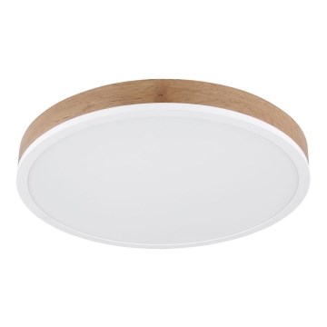 Plafonieră LED/24W/230V d. 45 cm maro Globo