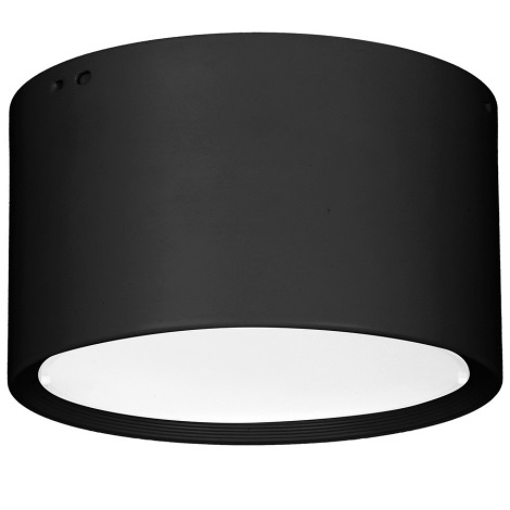 Plafonieră LED/24W/230V neagră d. 15 cm