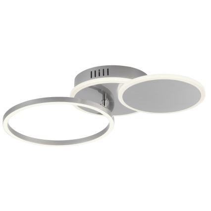 Plafonieră LED/25,5W/230V crom mat Leuchten Direkt 14116-55