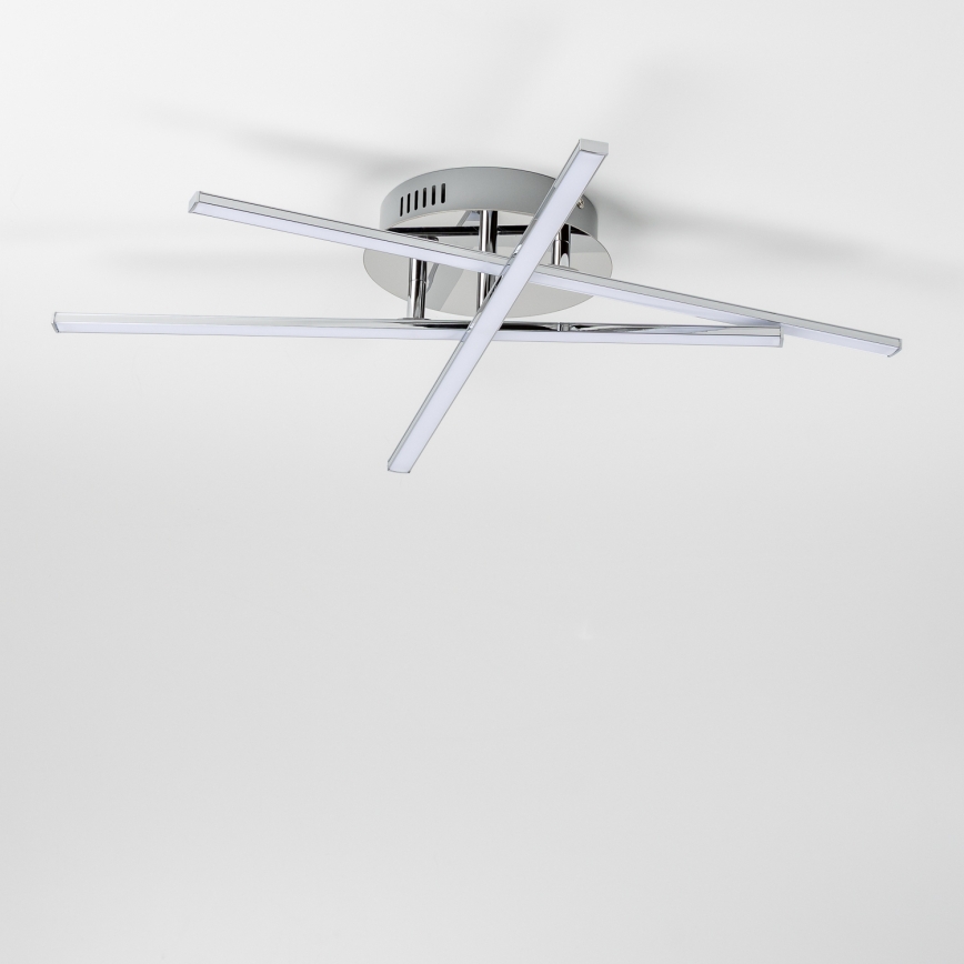 Plafonieră LED 3 x 3W, 230V, crom lucios