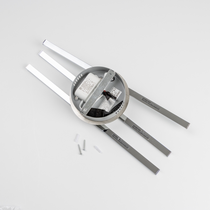 Plafonieră LED 3 x 3W, 230V, crom lucios