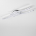Plafonieră LED 3 x 6W, 230V, 3000K, argintie