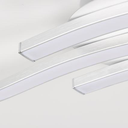 Plafonieră LED 3 x 6W, 230V, 3000K, argintie