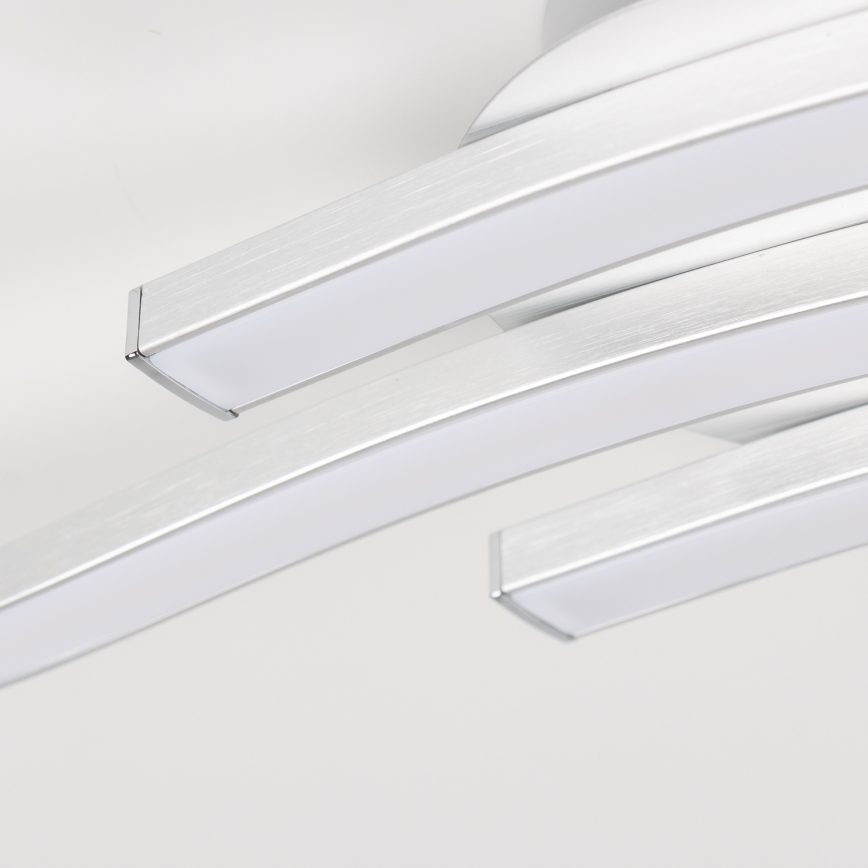Plafonieră LED 3 x 6W, 230V, 3000K, argintie