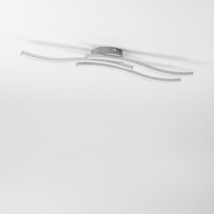 Plafonieră LED 3 x 6W, 230V, 3000K, argintie