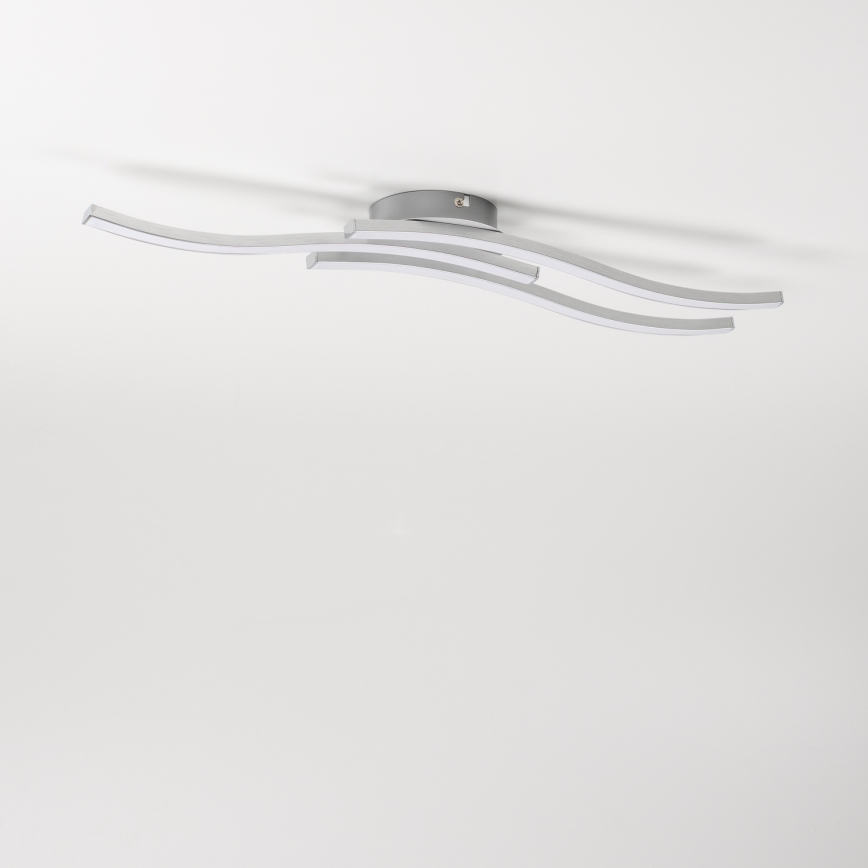 Plafonieră LED 3 x 6W, 230V, 3000K, argintie