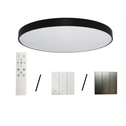 Plafonieră LED 300W, 230V, 3000/4000/6500K, Ø 120 cm, negru