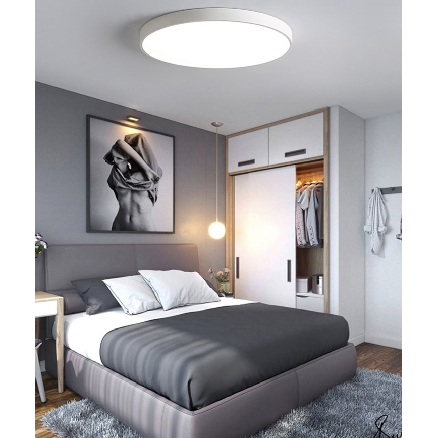 Plafonieră LED/30W/230V 4000K d. 30 cm alb