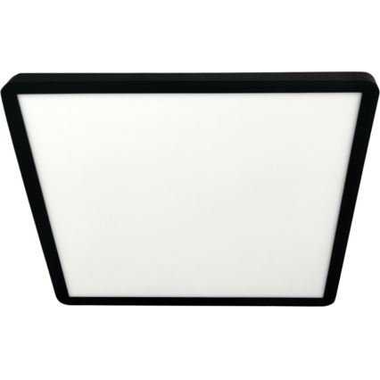 Plafonieră LED, 32 W, 230 V, 3000/4000/6500 K, 40 x 40 cm, negru