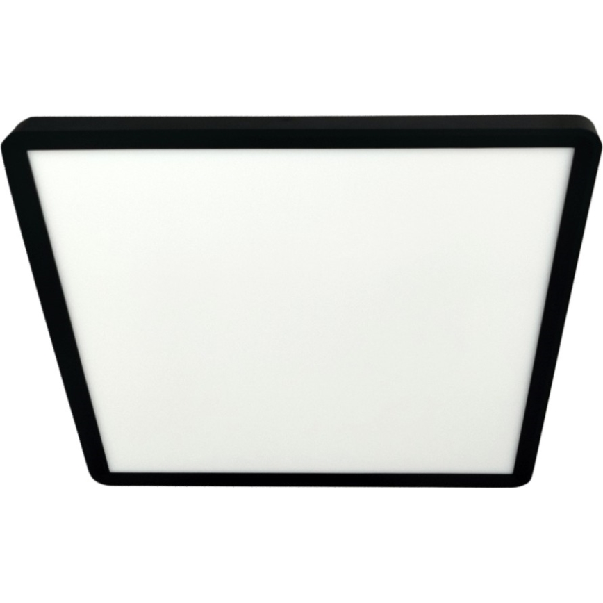 Plafonieră LED, 32 W, 230 V, 3000/4000/6500 K, 40 x 40 cm, negru