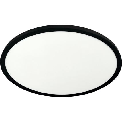 Plafonieră LED 32 W, 230 V, 3000/4000/6500 K, Ø 40 cm, neagră