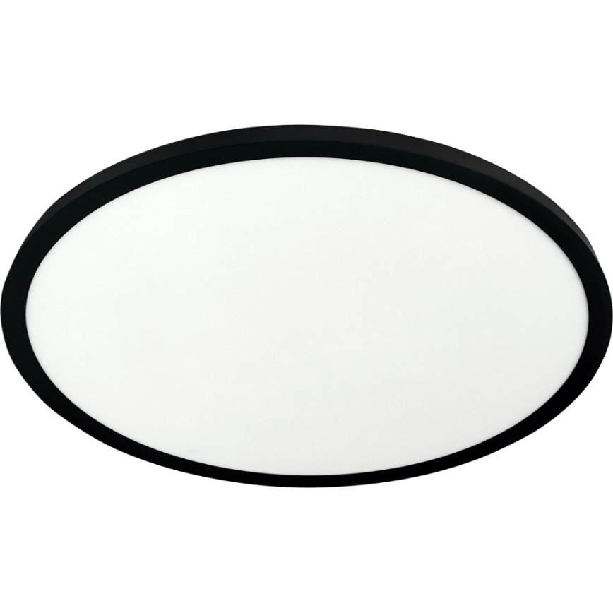 Plafonieră LED 32 W, 230 V, 3000/4000/6500 K, Ø 40 cm, neagră