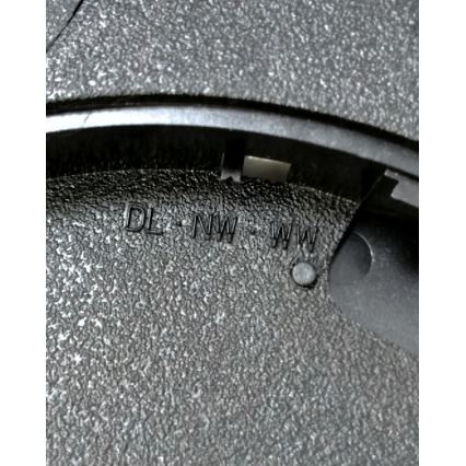 Plafonieră LED 32 W, 230 V, 3000/4000/6500 K, Ø 40 cm, neagră