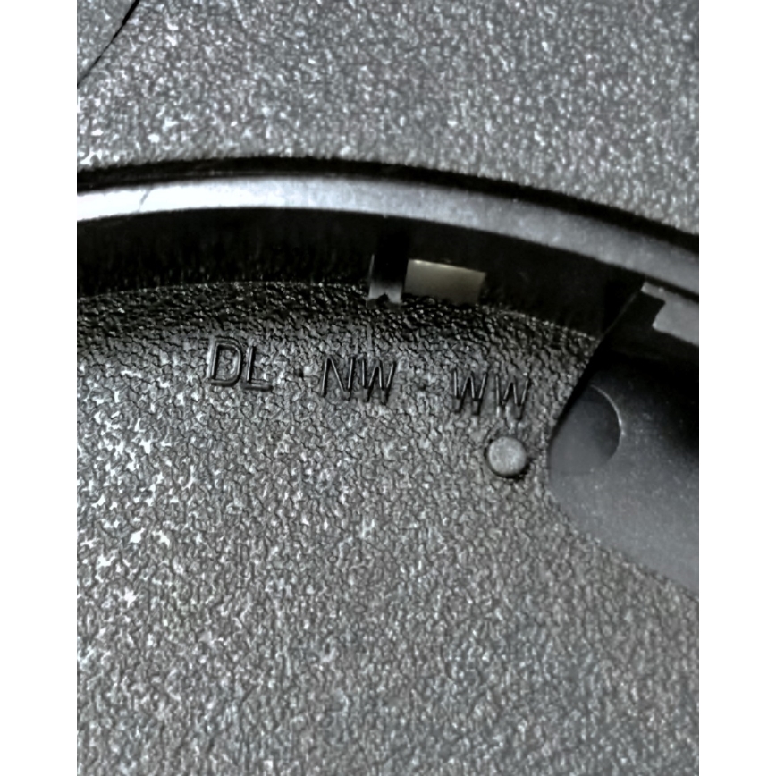 Plafonieră LED 32 W, 230 V, 3000/4000/6500 K, Ø 40 cm, neagră