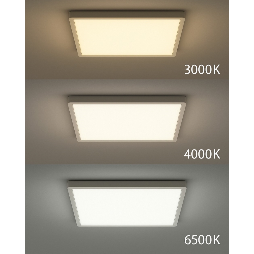Plafonieră LED 32W/230V 3000/4000/6500K 40x40 cm albă
