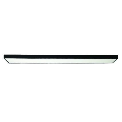 Plafonieră LED/32W/230V 4000K 120x13 cm negru