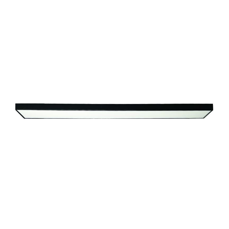 Plafonieră LED/32W/230V 4000K 120x13 cm negru