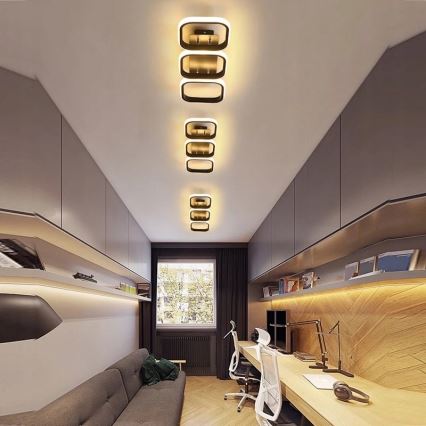 Plafonieră LED 33W/230V, neagră