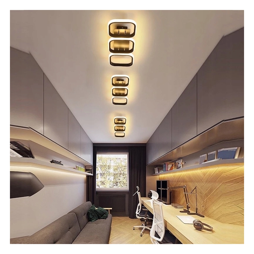 Plafonieră LED 33W/230V, neagră