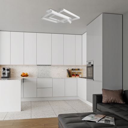 Plafonieră LED 38W/230V + 1x GU10/30W, alb