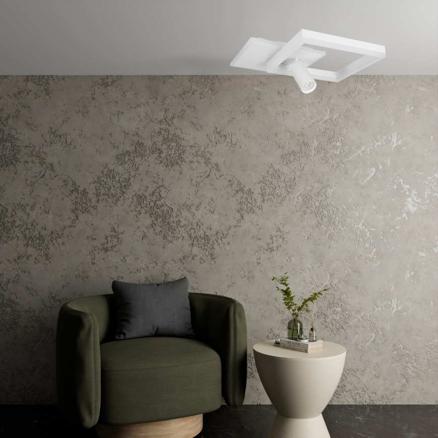 Plafonieră LED/38W/230V + 1xGU10/30W albă