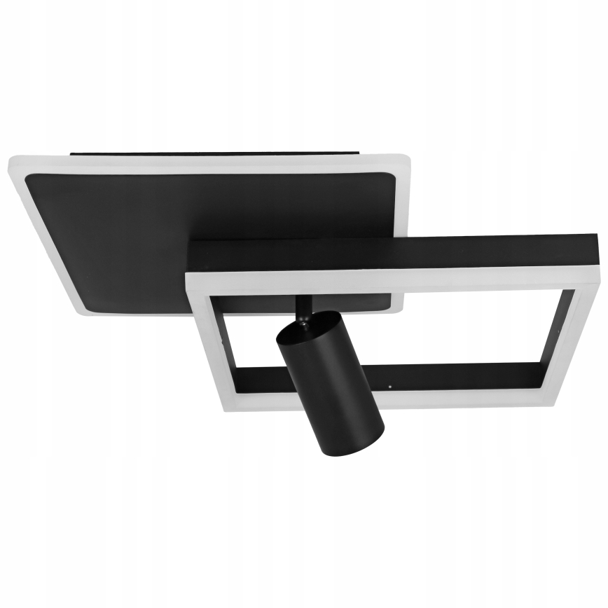 Plafonieră LED/38W/230V + 1xGU10/30W neagră