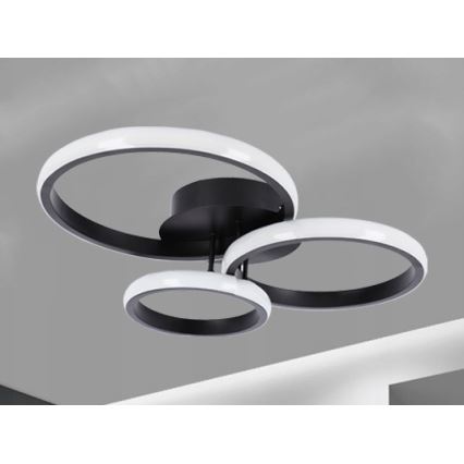 Plafonieră LED 38W/230V, neagră