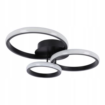 Plafonieră LED 38W/230V, neagră