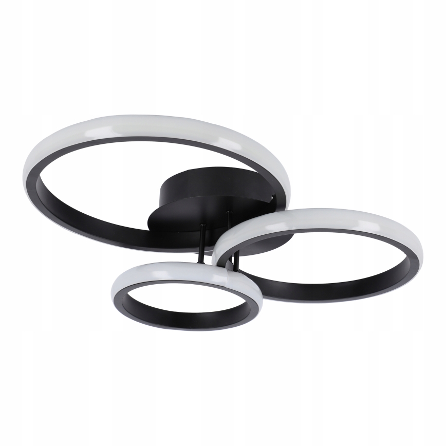 Plafonieră LED 38W/230V, neagră