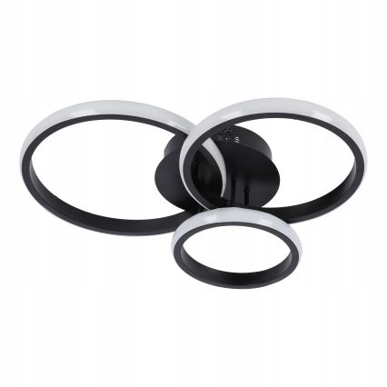 Plafonieră LED 38W/230V, neagră