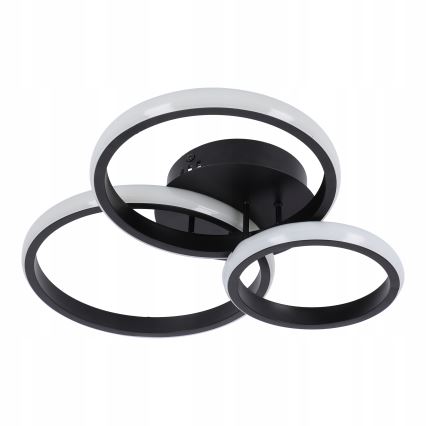 Plafonieră LED 38W/230V, neagră