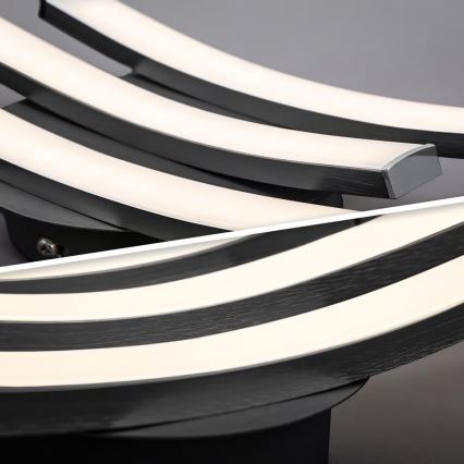 Plafonieră LED 3x6W/230V 2700K negru