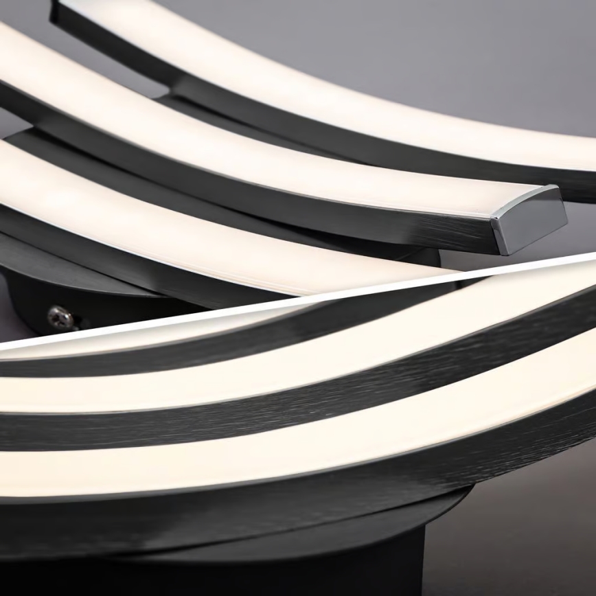 Plafonieră LED 3x6W/230V 2700K negru