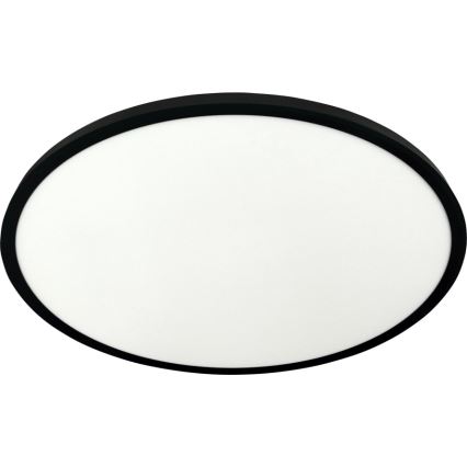 Plafonieră LED, 40 W, 230 V, 3000/4000/6500 K, Ø 50 cm, neagră