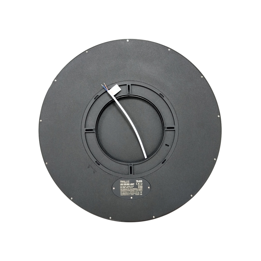 Plafonieră LED, 40 W, 230 V, 3000/4000/6500 K, Ø 50 cm, neagră