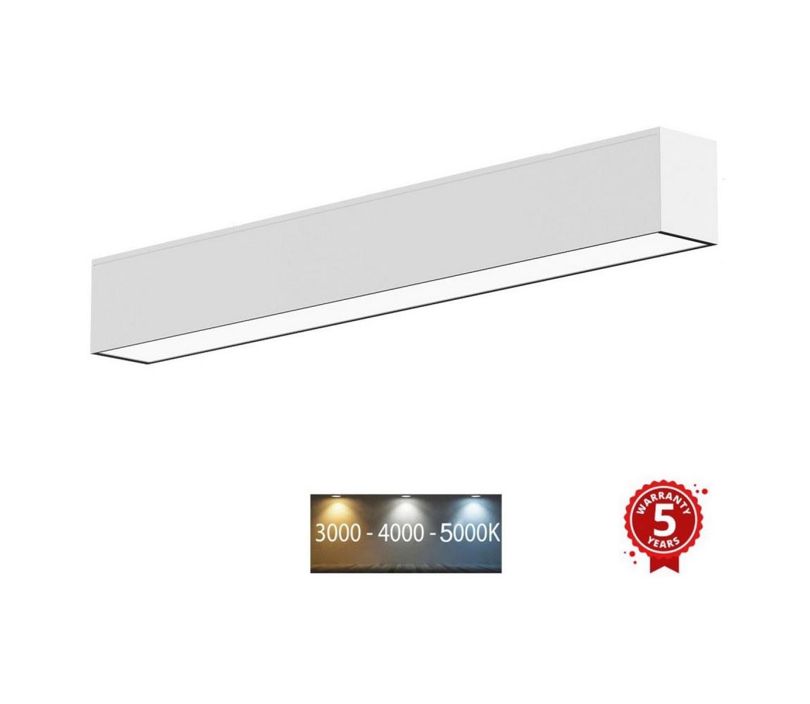 Plafonieră LED/40W/230V 120 cm argintiu Sinclair LSM 24-40CCT