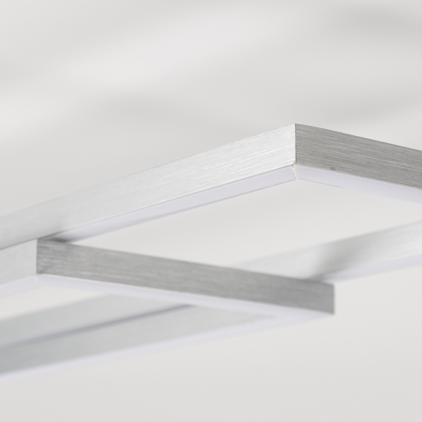 Plafonieră LED/40W/230V crom mat