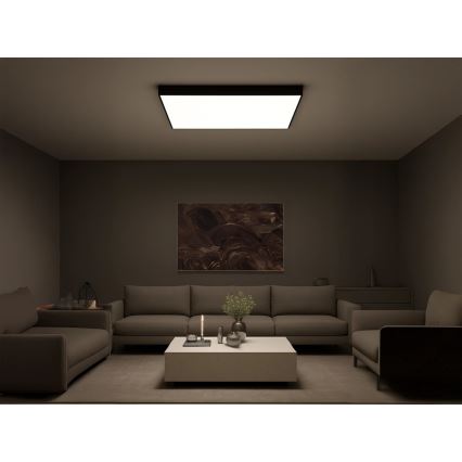 Plafonieră LED/480W/230V 3000/4000/6500K 120x120 cm neagră