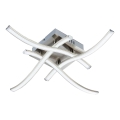 Plafonieră LED 4x 2,6 W/230 V/3000 K, crom mat